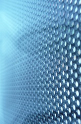 Blaue Grafik
