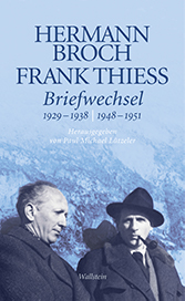 Cover Hermann Broch Frank Thiess Breifwechsel