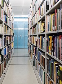 Blick in das Magazin der Deutschen Nationalbibliothek in Frankfurt am Main