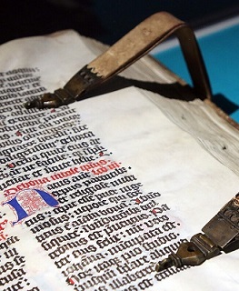 Seite aus Gutenberg-Bibel